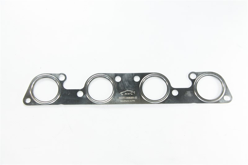 Прокладка коллектора ВАЗ дв. H4MDXX4 (8201583992) ЛАДА Vesta,X-Ray (1.8) (выпускного) металл. (БЦМ) 21177-1008089-02