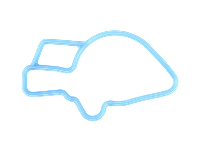 Прокладка коллектора ВАЗ 2110-2170, Приора, Калина дв. 1,6 (впускного/ рыбка) синий силикон (ПТП64) 2112-1008636-с