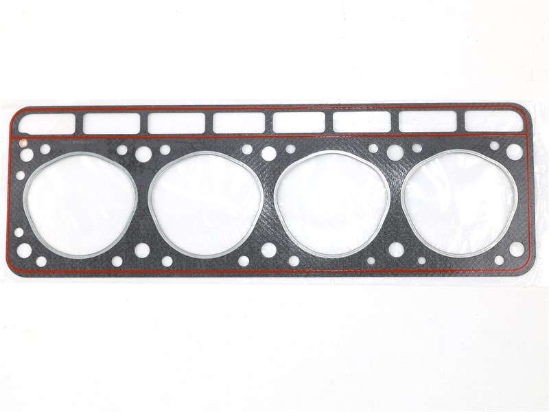 Прокладка ГБЦ ЗМЗ-4021 а/м ГАЗ с герм. круглые отверстия на вод. рубашке, эконом, ОЕ 4021-1003020 (Ярославль) 4021-1003020-AMT (круглая)