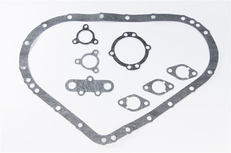 Набор прокладок раздаточной коробки КАМАЗ 4310, 65111 вездеход (5 наим. 7 поз.) паронит 0,6мм. (Состав:4310-1802021,4310-1802035,4310-1803017,4310-1803127,4310-3802153) (Москва) ( ОЕ 03-87-200 )  65111-1800000-5Н (03-87-200)