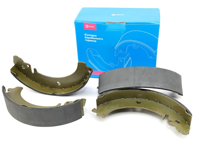 Колодка барабанного тормоза а/м ВАЗ 2101-2107, Нива (к-т 4 шт.) задние ЕзАТИ 2101-3502090ez