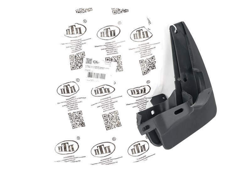 Брызговик ЛАДА Приора передний (к-т из 2 шт.) ТЭП (термоэластопласт) (ПолиуретанДеталь) 2170-8415512/13