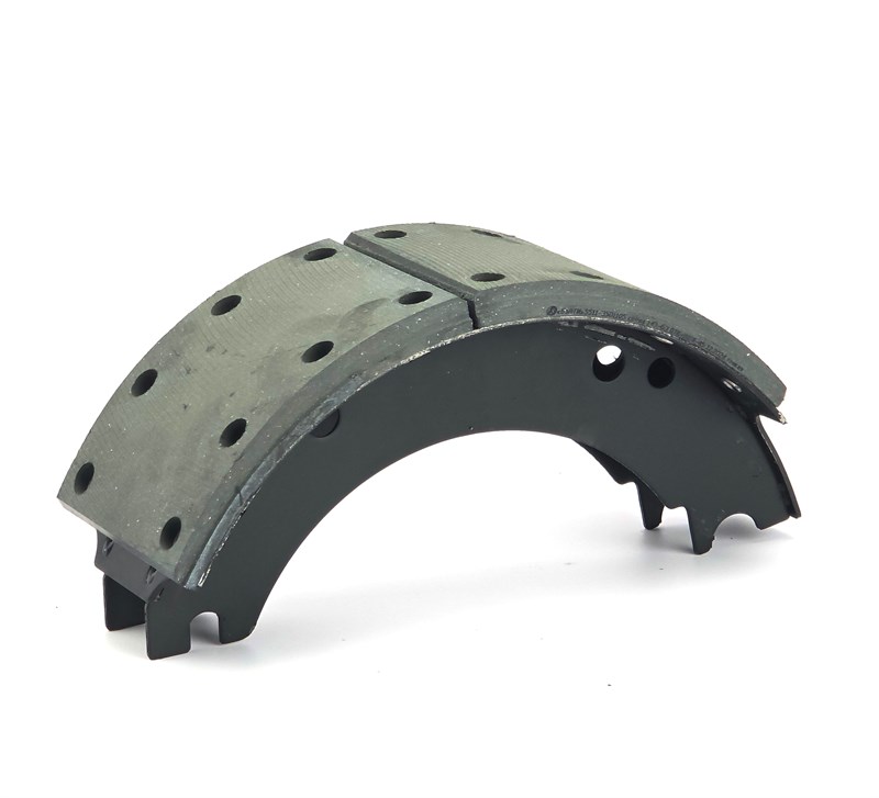 Колодка барабанного тормоза а/м КАМАЗ 53212, 5410, 54112, 55102, 5511 (металл 3/4) (1шт.)  53212-3501090 (3/4)