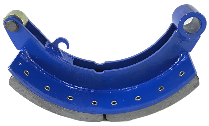 Колодка барабанного тормоза а/м КАМАЗ-5460, 6522, 6520, Нефаз 5297 на средний и задний мост МАДАРА (верхняя/сварная/ ширина 180 мм.) АККОР 16340-005-7456