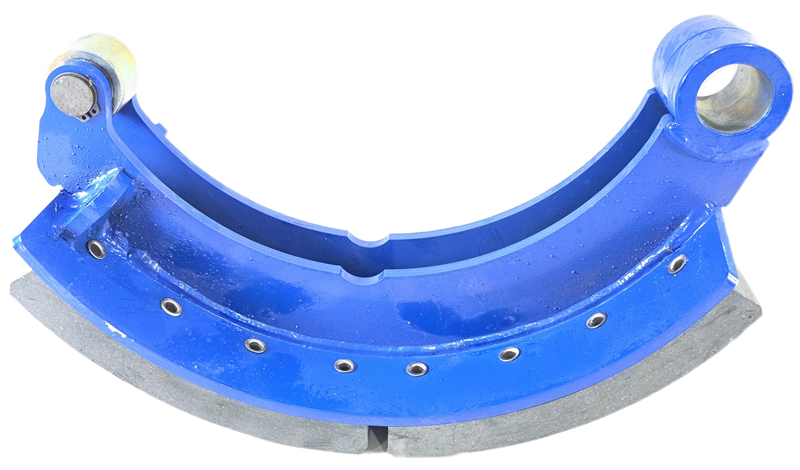 Колодка барабанного тормоза а/м КАМАЗ-5460, 6522, 6520 на передний мост МАДАРА (верхняя/сварная/ширина 150 мм.) АККОР 16340-008-7456