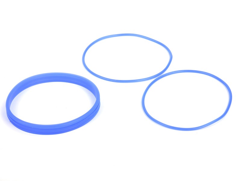 РК Колец гильзы ЯМЗ 236, 238 а/м МАЗ синий сиилкон "ПолиуретанДеталь" 236-1002023/24/040