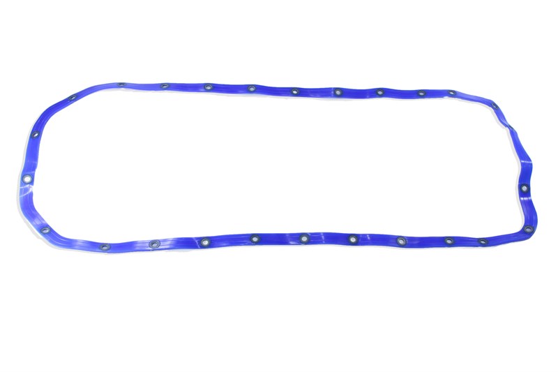 Прокладка поддона маслянного картера УРАЛ дв. КАМАЗ силикон с шайбами (Балаково) 740-1009040-10 силикон