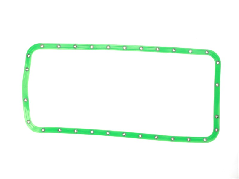 Прокладка поддона маслянного картера ЯМЗ 236 зеленый/синий силикон с шайбами СТАНДАРТ (Балаково) 236-1009040-3