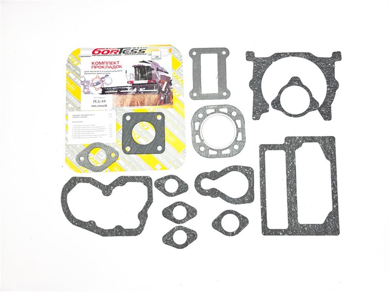 Набор прокладок двигателя ПД-10 (полный: 7 наим., 9 шт./ ЗАМЕНА: Р-016036, НПД ПД10) ТД Гортесс ( ОЕ ПД-10 ) ПД-10_полн_GORTESS