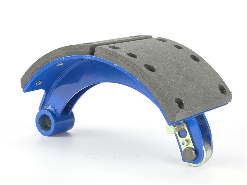 Колодка барабанного тормоза а/м КАМАЗ Компас 12 мост JAC N120 (OE: 3502.36G-090/ задняя/ верхняя/ сварная) (1шт.) АККОР 163502.36G-090