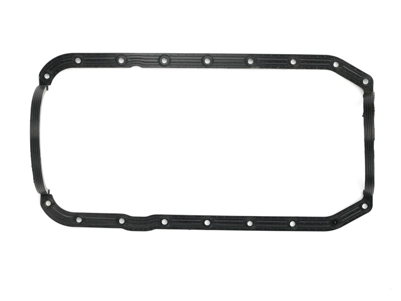 Прокладка поддона маслянного картера УМЗ 417,421,4216 а/м ГАЗель, УАЗ (цельная, армированная РА, резина МБС) чёрная (ПтРТИ г. Балаково) 4216-1009075-РА_МБС