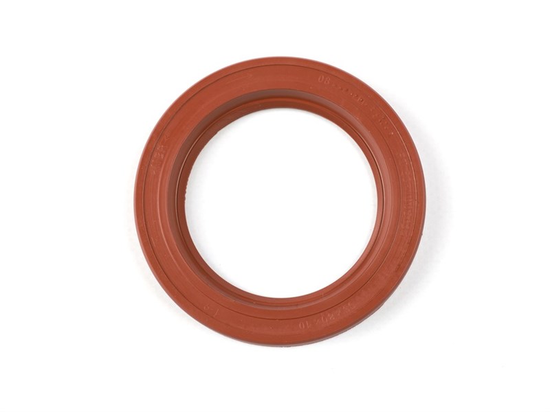 Сальник 55х80х10 а/м ГАЗ-53, Газель, УАЗ дв. ЗМЗ-402, 511, УМЗ-4216 коленчатого вала передний (красный с пружиной/NBR) Резинотехника г. Балаково ( ОЕ РТ53-1005034 к. ) РТ53-1005034 к.