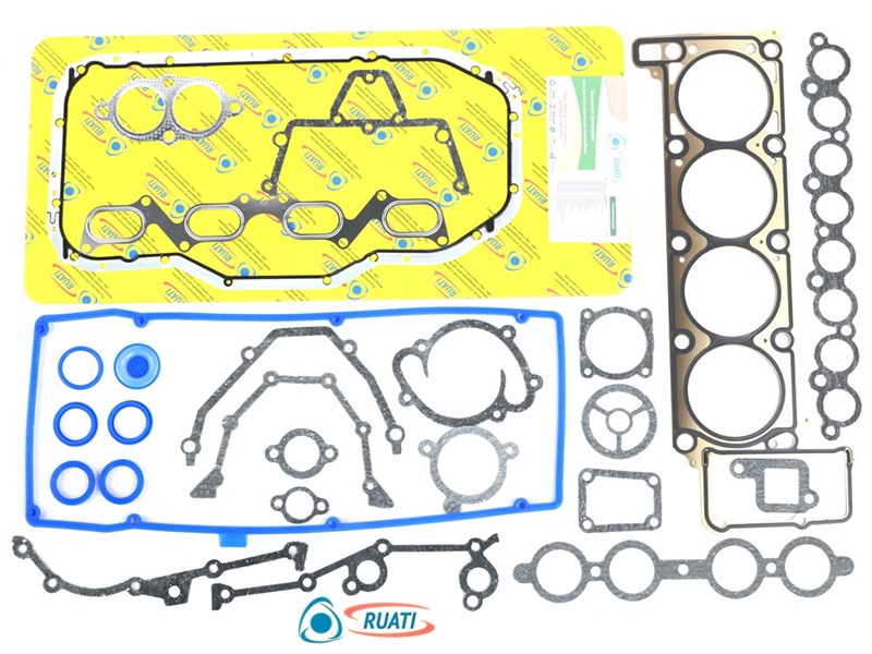 Комплект прокладок двигателя ЗМЗ-40524, 40904 Евро 3 полный а/м ГАЗ, УАЗ (металическая ГБЦ, силикон, паронит, 40524-3906022-03, 040624-3906022-00) ОПТИМА RUATI RN1008