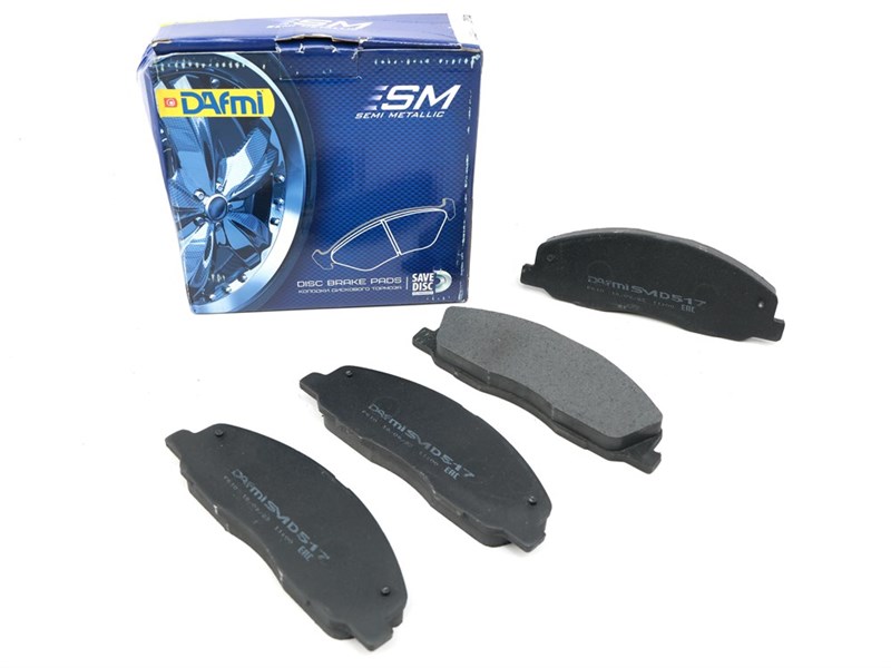 Колодка дискового тормоза а/м ГАЗель NEXT (к-т 4 шт.) (Д517СМ) DAfmi Д517СМ
