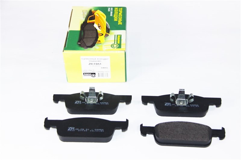 Колодка дискового тормоза а/м ВАЗ LADA X-Ray (16 клап.), RENAULT Logan II (155 мм)передняя (к-т 4 шт.) (Д485СМ) OEM410605536R DAfmi Д485С / Д485СМ