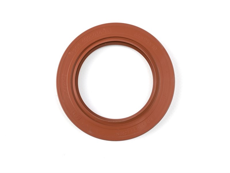 Сальник 64х95х10 а/м МАЗ дв. ЯМЗ-236,238,7511,240 и др. коленчатого вала передний(красный с пружиной/FPM) Резинотехника г. Балаково ( ОЕ Р.201-1005034-Б3 ) Р.201-1005034-Б3