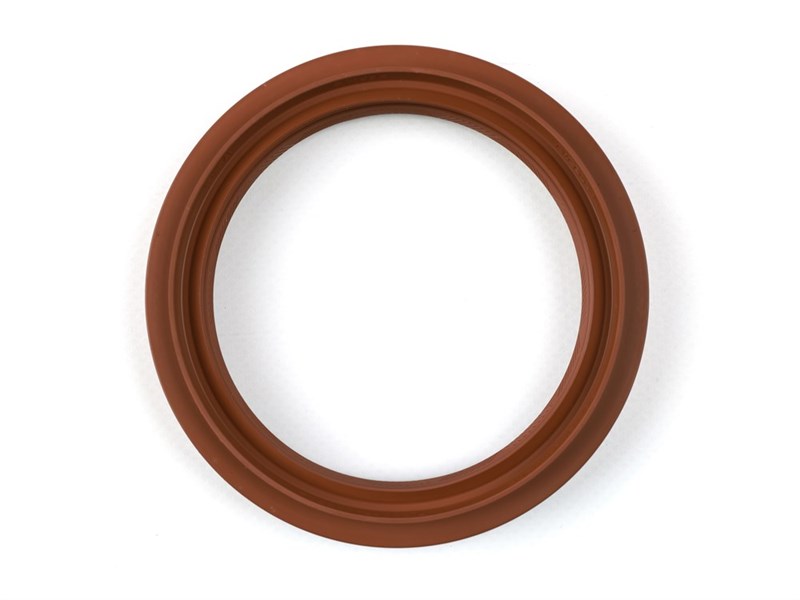 Сальник 80х105х13/18,5 а/м КАМАЗ хвостовика редуктора моста  (красный с пружиной/FPM) Резинотехника г. Балаково ( ОЕ РТ6520-2402276 )  РТ6520-2402276