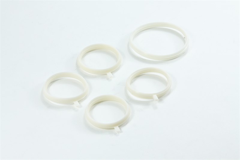 Прокладка коллектора ВАЗ 21124, 2112 (впускного) комплект, Н/О с электрон. педалью, белый силикон (ПТП 64) 2112-1008636-10/38