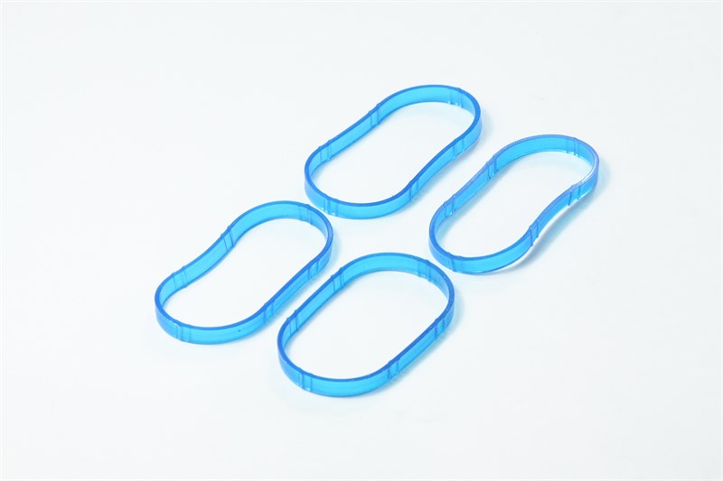 Прокладка коллектора Лада-Ларгус, Logan, Sandero 16 кл. (впускной) комплект, синий силикон (ПТП64) 8200052312