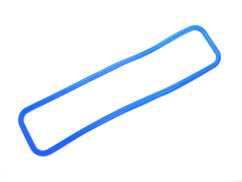 Прокладка клапанной крышки ГАЗ-53 дв. ЗМЗ 511,513,523 синий силикон ПРЕМИУМ (ПолиуретанДеталь) 13-1007245-3