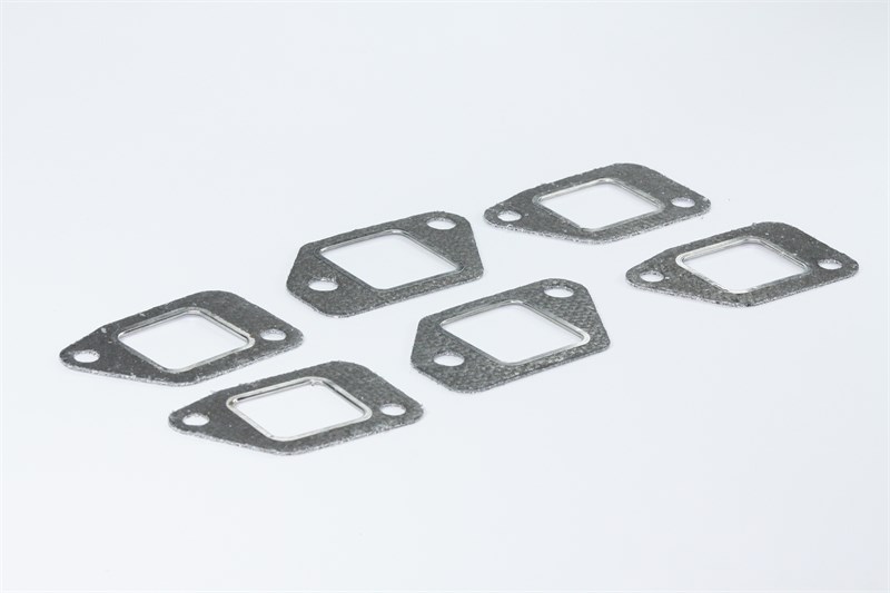 Прокладка коллектора ЗИЛ-130( к-т 6 шт. ок.), металоасбест (Ярославль) 130-1008080(84)