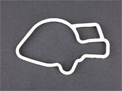 Прокладка коллектора ВАЗ 2110-2170, Приора, Калина дв. 1,6 (впускного/ рыбка) белый силикон (ПТП64) 2112-1008636-б