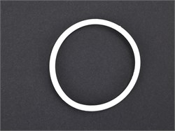 Прокладка коллектора ВАЗ 21124, 2112 (впускного/кольцо большое) Н/О с электрон. педалью, белый силикон (ПТП 64) 2112-1008636-10 б