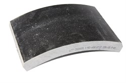 Накладка тормозная а/м ИКАРУС, ЛИАЗ простая (не сверлённая/не шлифованная/ширина 140мм) Тамбов АТИ 677-3501105