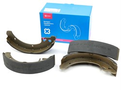 Колодка барабанного тормоза а/м ВАЗ 2108-21099, 2110-2115  (к-т 4 шт.) задние ЕзАТИ 2108-3502090ez