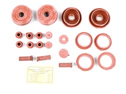 Рем.комплект прокладок свечного колодца дв.406 РТИ н/о(красный)(полный, 21 компл.) комплект