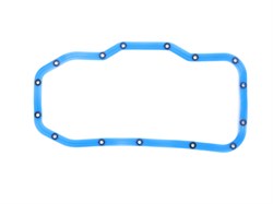 Прокладка поддона маслянного картера ЗМЗ 406,405,409,514 синий силикон с шайбами ПРЕМИУМ (ПТП64) 406-1009070-3