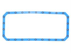 Прокладка поддона маслянного картера ЗИЛ 130 синий силикон с шайбами (ПТП64) 130-1009040-3