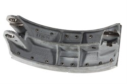 Колодка барабанного тормоза а/м КАМАЗ 53229, 65115 ЛИТАЯ (каркас конвейер, накладка; длинная + длинная) (1шт.) ЗМД 53229-3501090-41