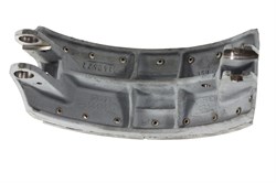 Колодка барабанного тормоза а/м КАМАЗ 53229, 65115 ЛИТАЯ (каркас конвейер, накладка; длинная + короткая) (1шт.) ЗМД 53229-3501090-50