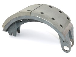 Колодка барабанного тормоза а/м КАМАЗ 53229, 65115 ЛИТАЯ ОРИГИНАЛ (каркас конвейер, накладка; длинная + короткая ТИИР/ Накладка с повышенными эксплуат. характ.) (1шт.) ЗМД 53229-3501090-51