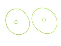 Комплект прокладок маслянного фильтра (2 поз.) КАМАЗ зеленый силикон () 740-1012085/83