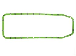 Прокладка поддона маслянного картера КАМАЗ зелёный силикон с металическими шайбами ПРЕМИУМ (ПТП64) 740-1009040-3