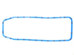 Прокладка поддона маслянного картера КАМАЗ синий силикон с металическими шайбами ПРЕМИУМ (ПТП64) 740-1009040-5