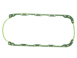Прокладка поддона маслянного картера ММЗ Д-240,245 а/м ЗИЛ-5301,МТЗ (цельная) зеленый силикон с каркасом (ПТП64) 50-1401063-59-65