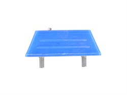 Виброизолятор ГАЗ-3102, 3302 (подушка двигателя) передняя, синий силикон (ПТП64) 3102-1001020