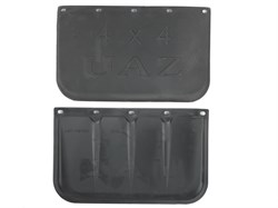 Брызговик УАЗ 469, 452 передний (к-т из 2 шт.) ТЭП (термоэластопласт) (ПолиуретанДеталь) ( ОЕ 469-1101160 )										  469-1101160