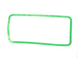 Прокладка поддона маслянного картера ЯМЗ 236 зеленый/синий силикон с шайбами СТАНДАРТ (Балаково) 236-1009040-3