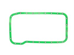 Прокладка поддона маслянного картера ЯМЗ 534 а/м ГАЗон Next зеленый силикон с шайбами СТАНДАРТ (Балаково) 5340-1009040-2