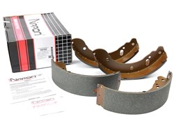 Колодка барабанного тормоза а/м ГАЗ-3302, Газель Next (к-т 4 шт.) задние (кат. 3302-3502090) NIPPON ABS 1802