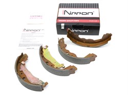 Колодка барабанного тормоза а/м RENAULT Kangoo 08-, Logan 07-, LADA Largus (к-т 4 шт.) NIPPON ABS1704