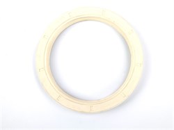 Сальник 120х150х12-2,2 а/м КАМАЗ-ЕВРО заднего коленвала, белый с пружиной NBR (Балаково) 7406-1005160-01#Б.