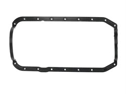 Прокладка поддона маслянного картера УМЗ 417,421,4216 а/м ГАЗель, УАЗ (цельная, армированная РА, резина МБС) чёрная (ПтРТИ г. Балаково) 4216-1009075-РА_МБС