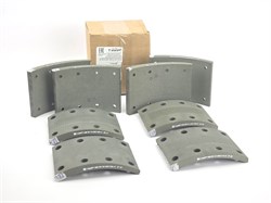 Рем. комплект тормозных накладок а/м КАМАЗ 53212,5511,5320, 65115, 65117, 53215 ЕВРО до 06.2013 г. (материал ТИИР-469, повышенный ресурс и термостойкость ОРИГИНАЛ/ Сверл./расточенные/ без заклёпок/ширина 140мм./ к-т 8 шт. длинные: 65115-3501105-41 толст.+ Ремком.№ 10. без закл. 469