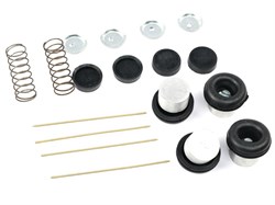 Ремкомплект колёсного цилиндра на рабочий тормоз УРАЛ 375 (полный, 6 наим., 22 шт., СК375-3501031-03, 375-3501050, 375-3501058, 375-3501167, 375-3501051, 375-3501052, 375-3501053) RUATI R375-3501031-03