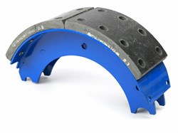 Колодка барабанного тормоза ММЗ-771Б, ММЗ-7685, 2ПТС-6, РУМ-2 (ширина 120 мм., 771Б-3502090 ) Набережные Челны 16771Б-3502090